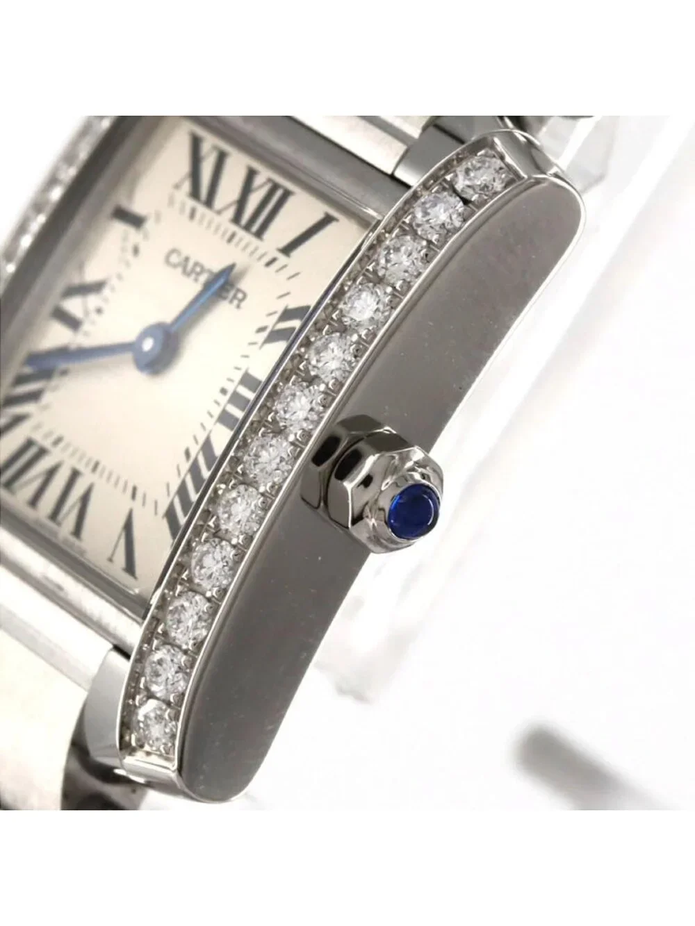Cartier Tank Francaise SM D 4 SS Quartz Watch